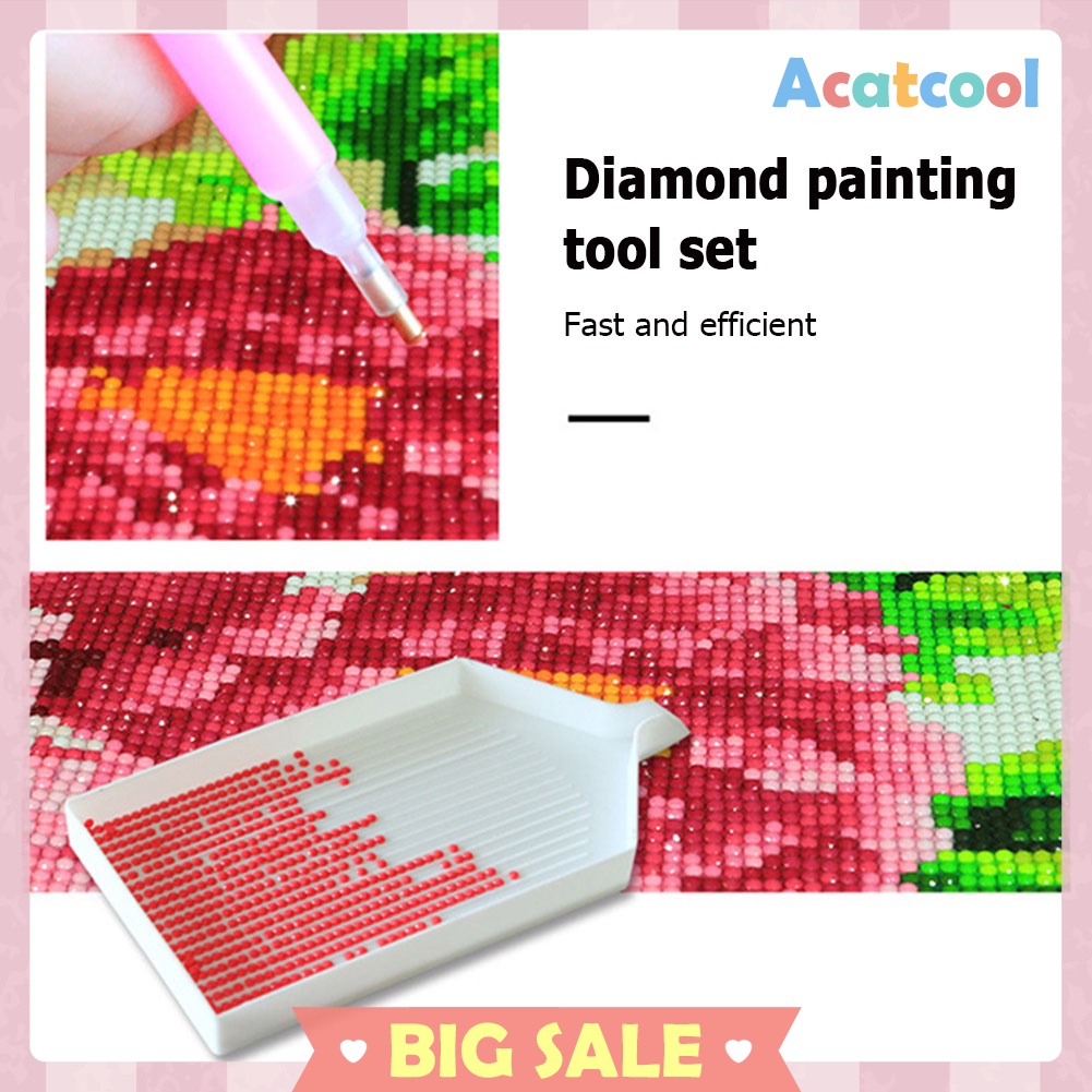 Diamond Painting Tools Set Tweezer Drill Pen Rhinestone Picture Tools Kit