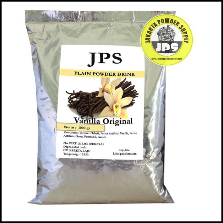 

Zpyk Bubuk Minuman Vanilla Original Plain Powder Jps Tanpa Gula E9Li