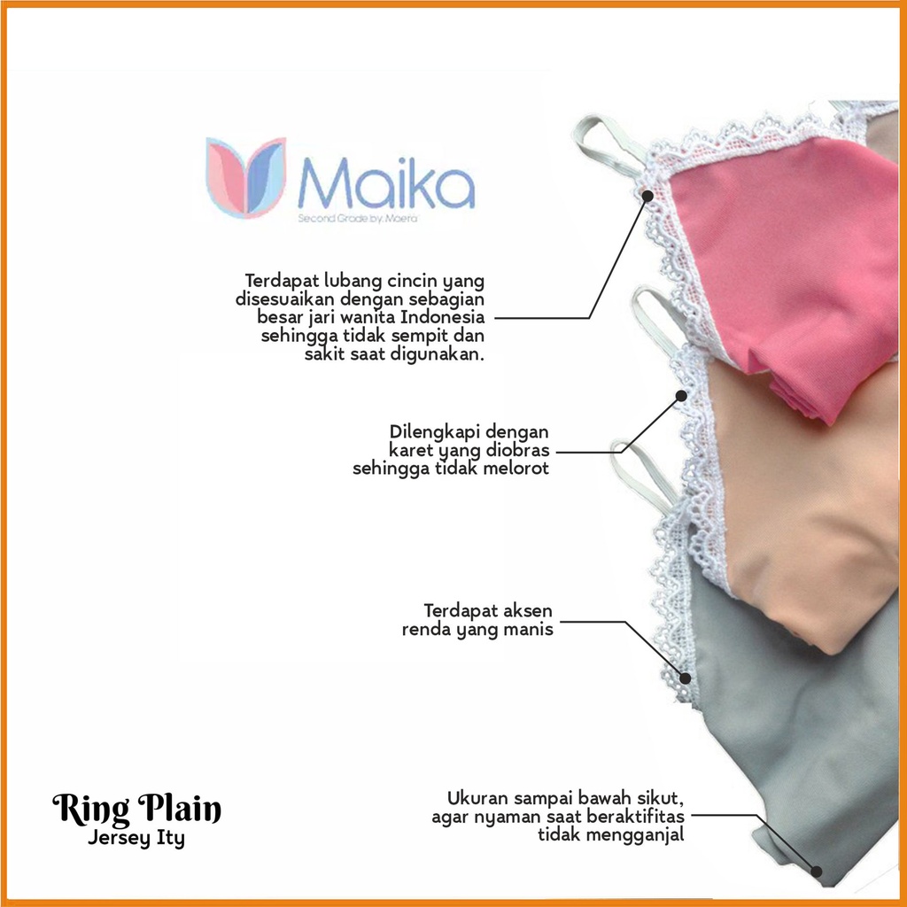 Handsock Manset Tangan Cincin Renda Bahan Spandek By Maika