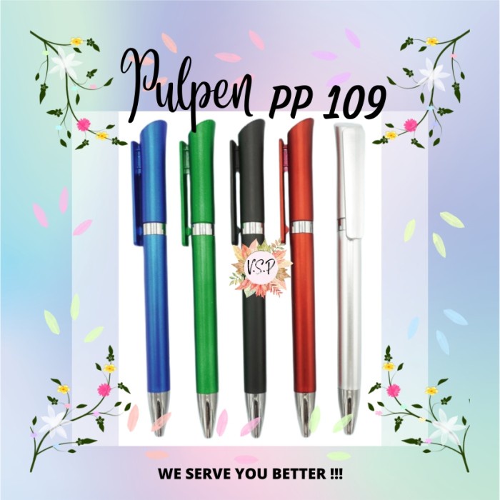 

Pulpen Plastik PP 109 / Souvenir Wedding Seminar kit Murah