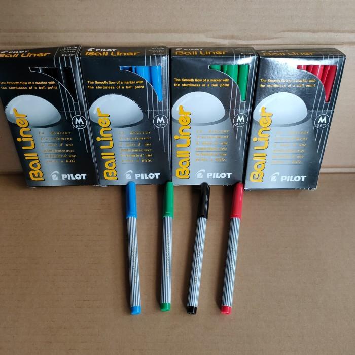 

Pulpen Pilot Balliner (M. 0.8Mm) Warana Hitam & Biru. - Hitam