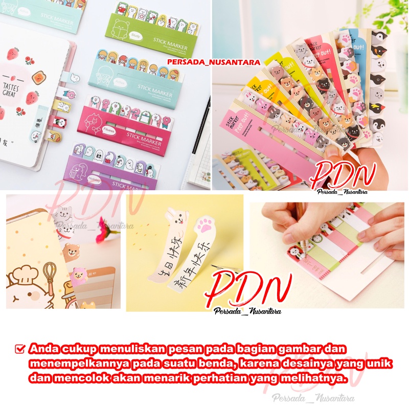 STICKY NOTE NOTES AESTHETIC TO DO LIST MEMO PAD PEMBATAS BUKU STICKY STIKY STIKI STIK NOTE NOTES LUCU KERTAS MEMO PAPER TEMPEL CATATAN KERTAS MOTIF PASTEL MEMOPAD NOTEPAD NOTE NOTES KOREA PERLENGKAPAN TULIS MENULIS AESTHETIC KARAKTER LUCU PN85