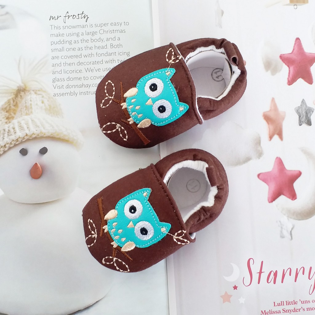 LittleAaron HAE-WON SEPATU Prewalker Bayi Bahan Katun Prewalker shoes bayi laki perempuan newborn 3-18 bulan Sport Termurah