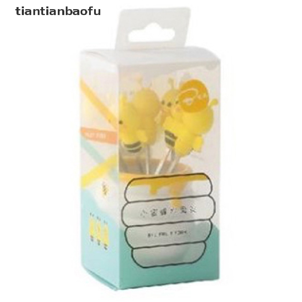 6 Pcs / set Garpu Buah Madu Bahan Stainless Steel Untuk Anak