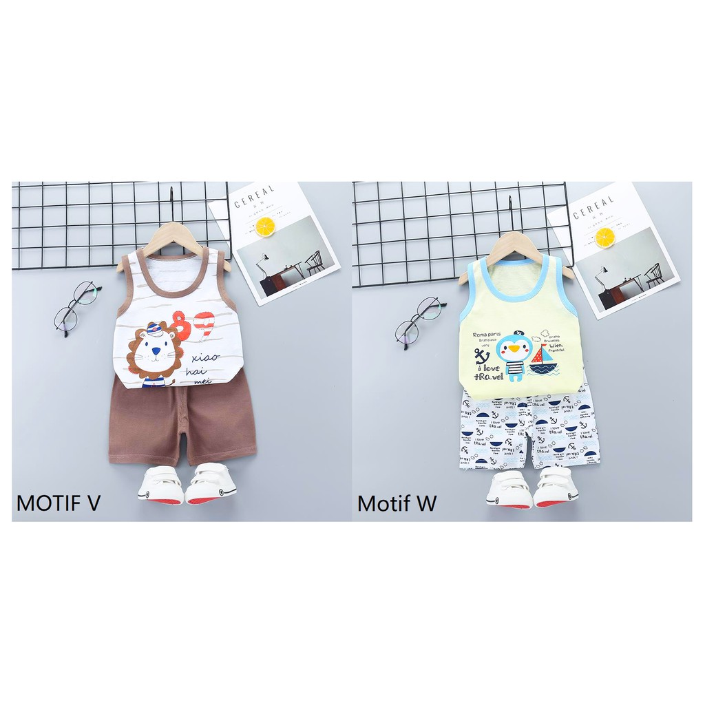 Baju Bayi / Setelan Bayi Anak Lucu / Setelan Oblong Singlet Bayi Anak