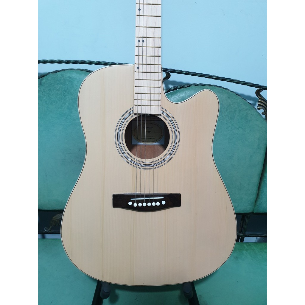 Gitar Akustik Merk Yamaha F310 Natural Neck Maple Sunkay Trusrod Murah Jakarta Pemula