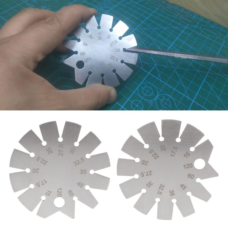 Alat Pengukur Sudut Bahan Stainless Steel 15 120 Derajat Shopee Indonesia