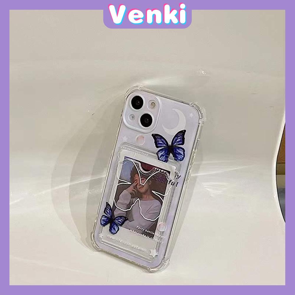 Casing Silikon Iphone 13 Pro Max 12 Pro Max 11 Pro Max 7 Plus Xr Xs Max Shockproof Motif Butterfly Moon