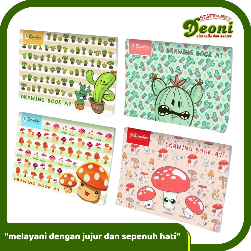 

BAMBOO Buku Gambar Drawing Book L Format A4 - 10 Lembar (1 Pcs) Edisi Random