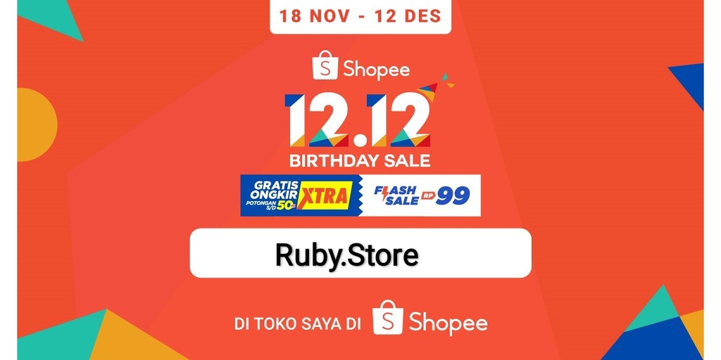  Toko  Online Ruby store Shopee Indonesia