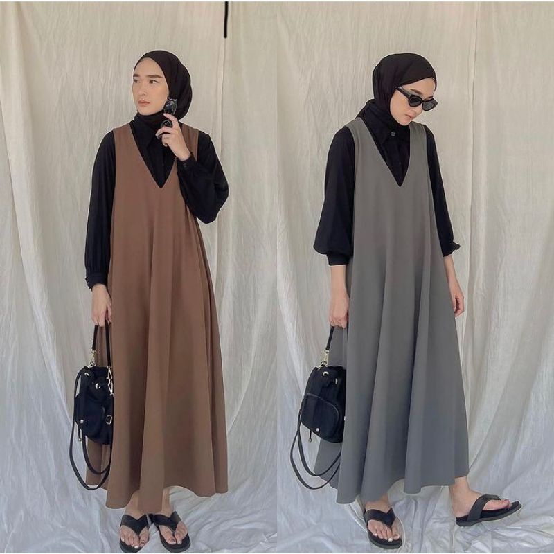 YUBIN BASIC DRESS MUSLIMAH