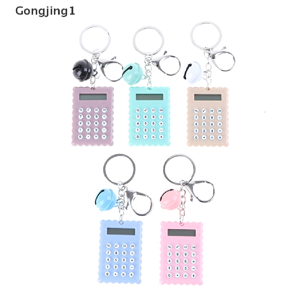 Gongjing1 Kalkulator Mini Portable Display 8 Digit Ultra Tipis Untuk Sekolah