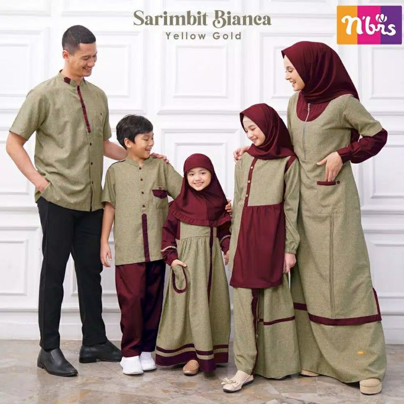 GAMIS NIBRAS // SARIMBIT NIBRAS BIANCA YELLOW GOLD 2021 // SARIMBIT NIBRAS 2021