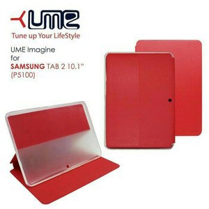 Case SAMSUNG GALAXY TAB 2 10" P5100 / Silikon Samsung Tab 2 10.1 P5100 Flip Cover UME Flip Standing 