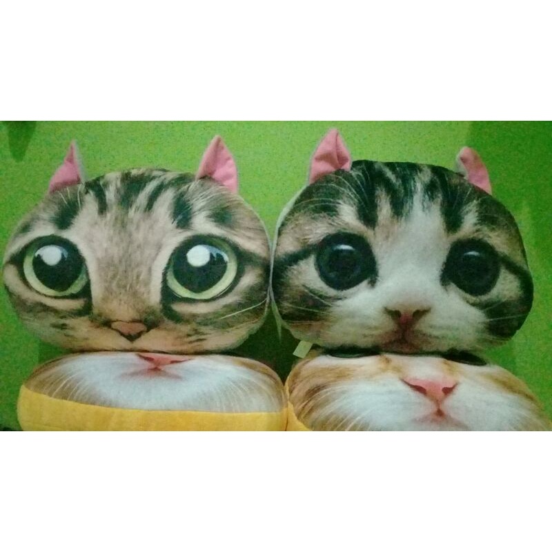 Bantal Kepala Kucing
