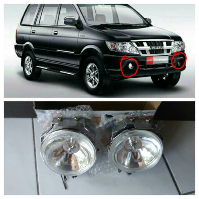 Foglamp panther kapsul lampu besar 1set