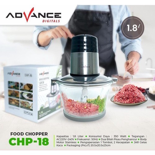 Advance CHP-18 Food Chopper 1,8 Lt Penggiling Daging Blender CHP18