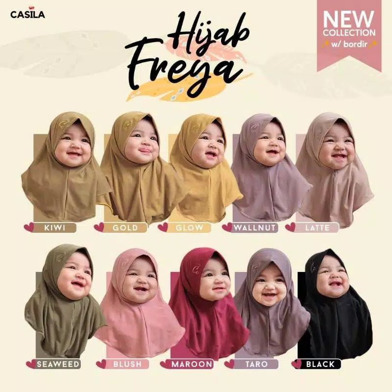 casila hijab freya/ hijab anak/jilbab bayi