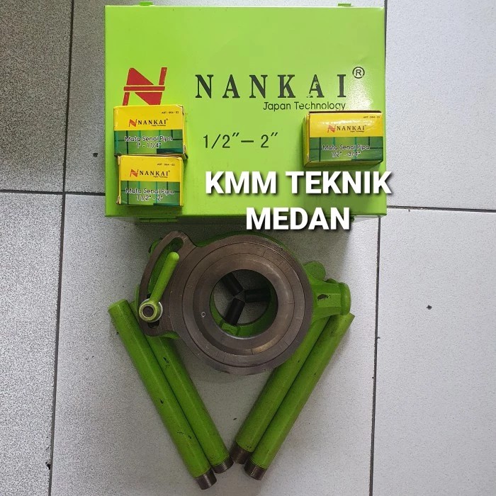 NANKAI ALAT SENAI PIPA DRAT 1/2" - 2" PEMBUAT DRAT PIPA BESI INCH