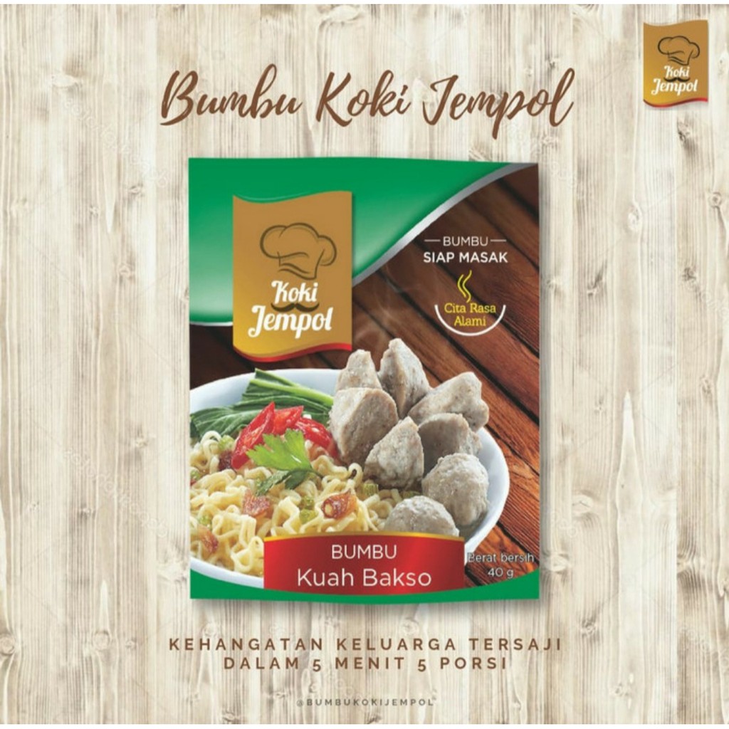 Bumbu Kuah Bakso Koki Jempol