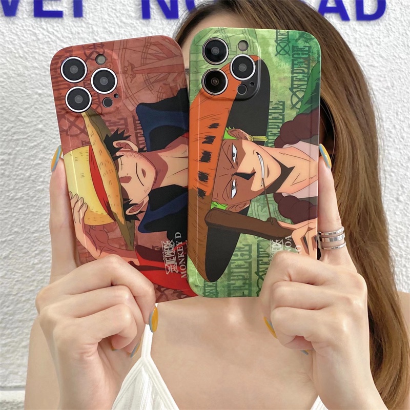 Soft Case Hp Gambar One Piece Untuk Iphone X / XS MAX / 11promax / 12 / 13pro MAX