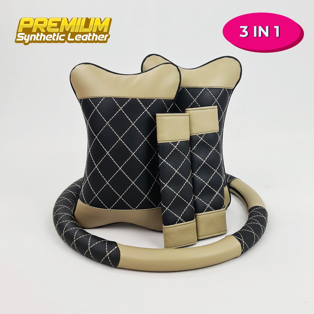 Set Bantal Mobil 3 IN 1 / Bantal Mobil