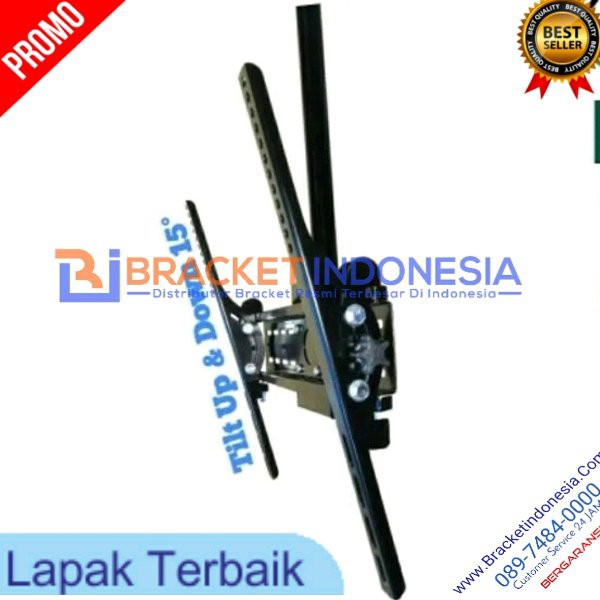 Bracket TV Gantung  Plafon 50 55 58 60 Inch Adjustable