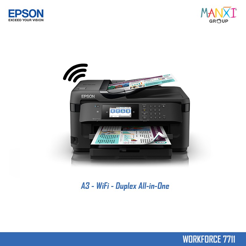 Printer A3 Epson WorkForce WF-7711 Wi-Fi Duplex All-in-One