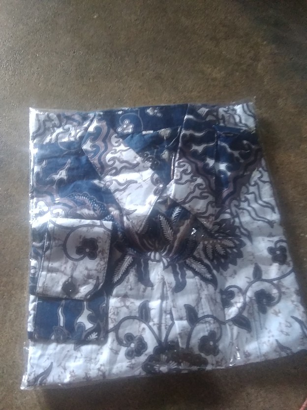 Maura Couple ~ Sania Ruffle Batik Couple Ori Ndoro Jowi