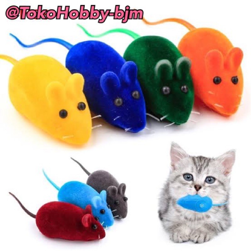 Mainan tikus untuk kucing / cat toys - mainan kucing mouse tikus tikusan cit bunyi kitten kiten play