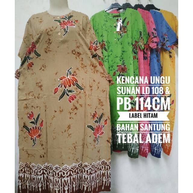  Daster  Sunan  KENCANA UNGU Label Hitam Shopee Indonesia