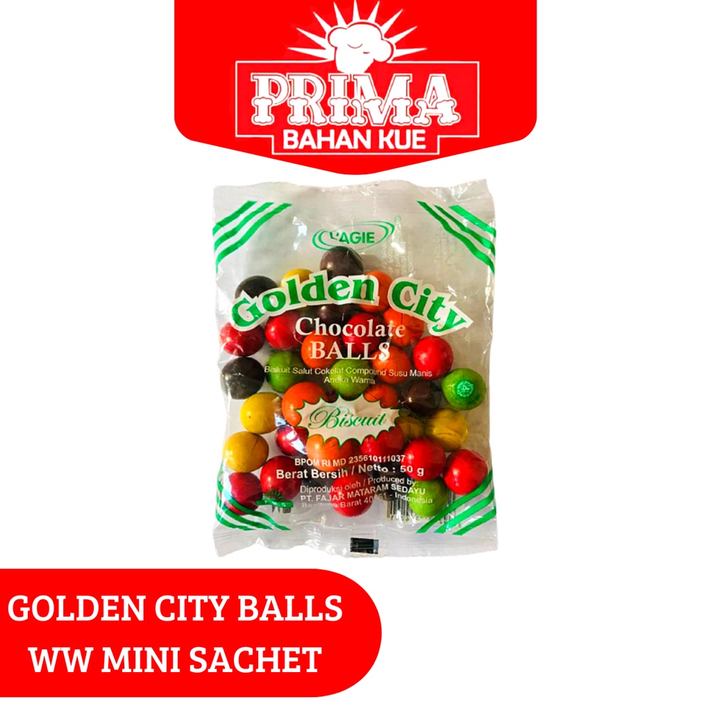 

GOLDEN CITY BALLS WW MINI SACHET