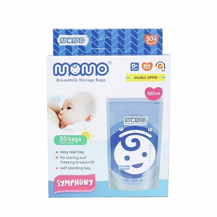 Kantong Asi Momo - Breastmilk Storage Momo - Isi 30pc ukuran 230ml