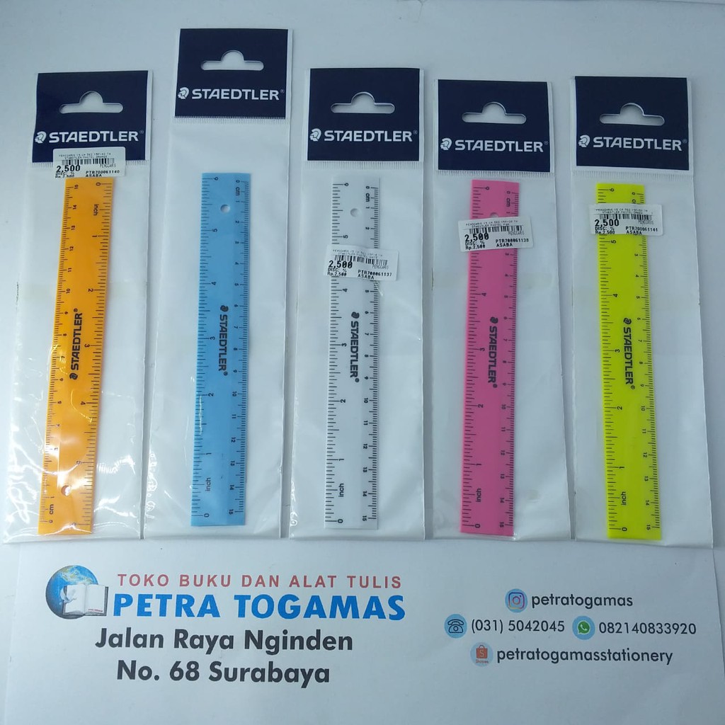

PENGGARIS 15 CM 562 15P TH STAEDTLER PASTEL