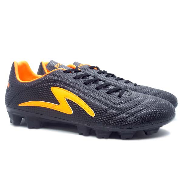 Sepatu Bola Specs Porto 19 FG - Black/Vibrant Orange