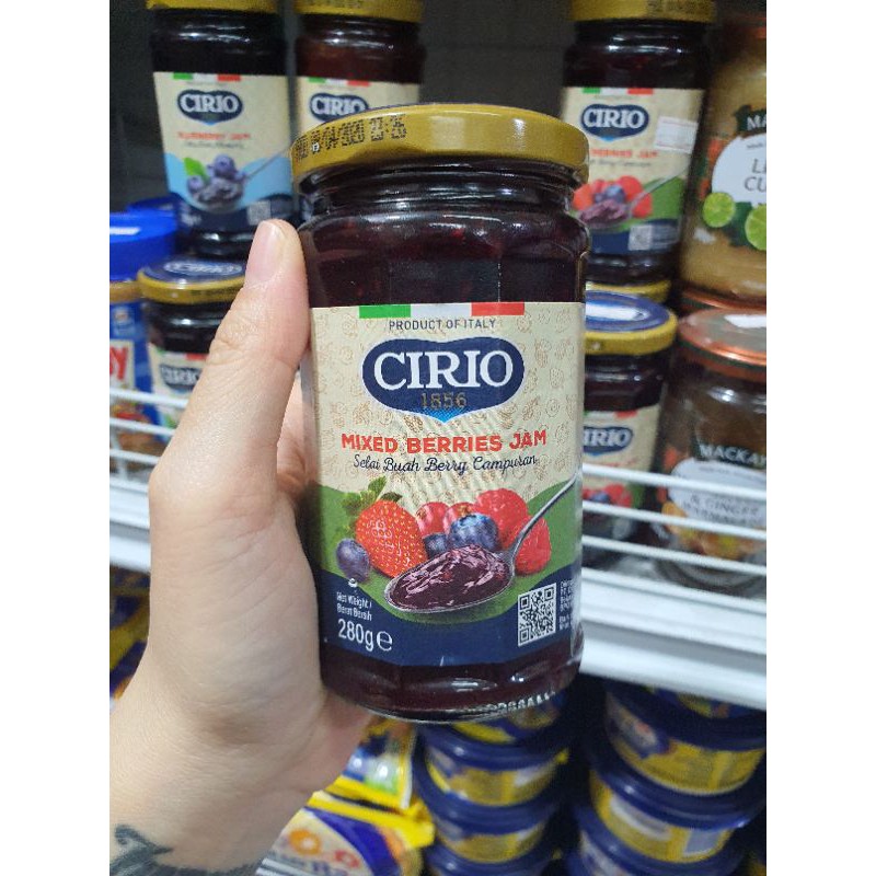 

CIRIO mixed berries jam 280gr / selai buah berry campuran