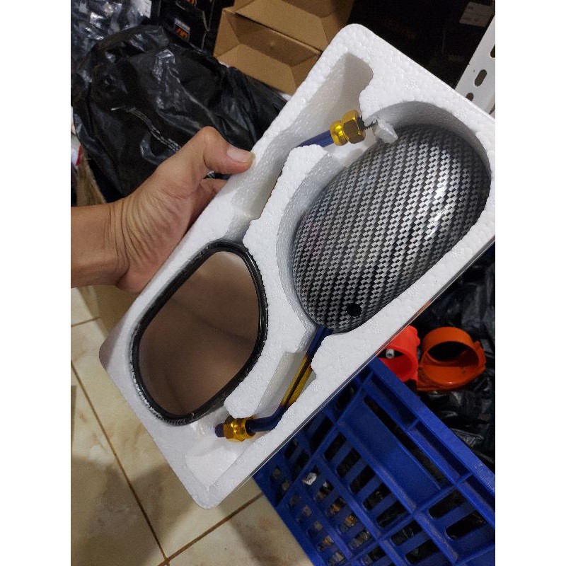 spion mio twotone carbon universal drat untuk yamaha