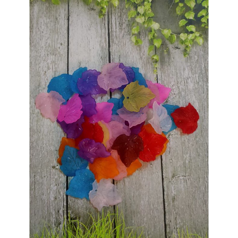 alrilik daun anggur/DIY bahan bunga akrilik ,bahsn craft