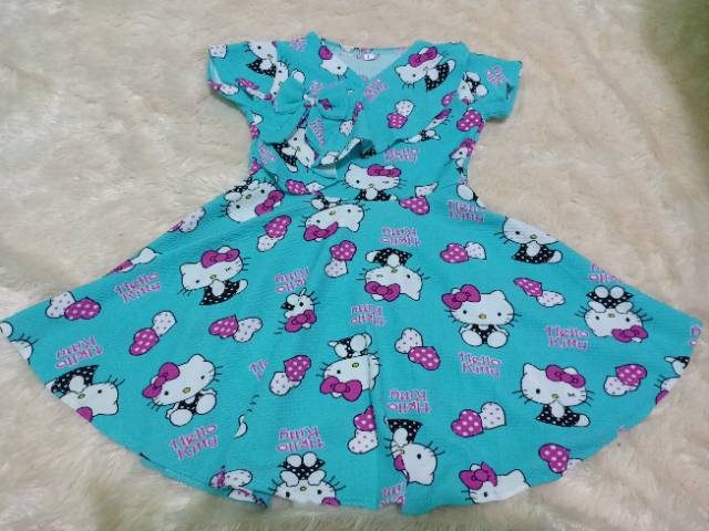 dres waffle anak~ model payung v