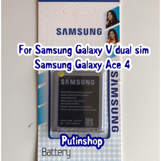 (P) Baterai batre battery Original Samsung Galaxy V/ Ace 4 / Ace 3 / G313 / j1 mini / J105 / S7270