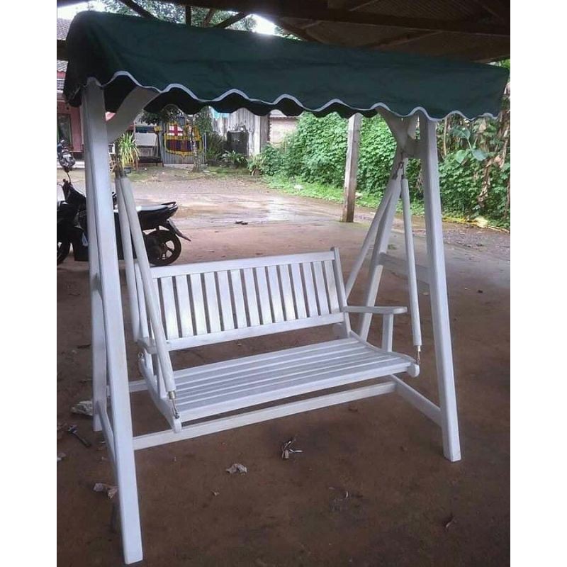 ayunan kayu cat duco