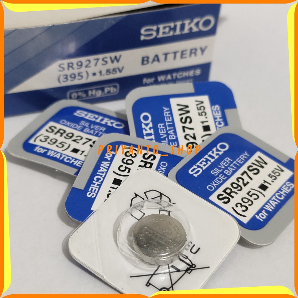 Original batu Battery Batrei Seiko SR 927 SW Seiko 395 SeikoJapan