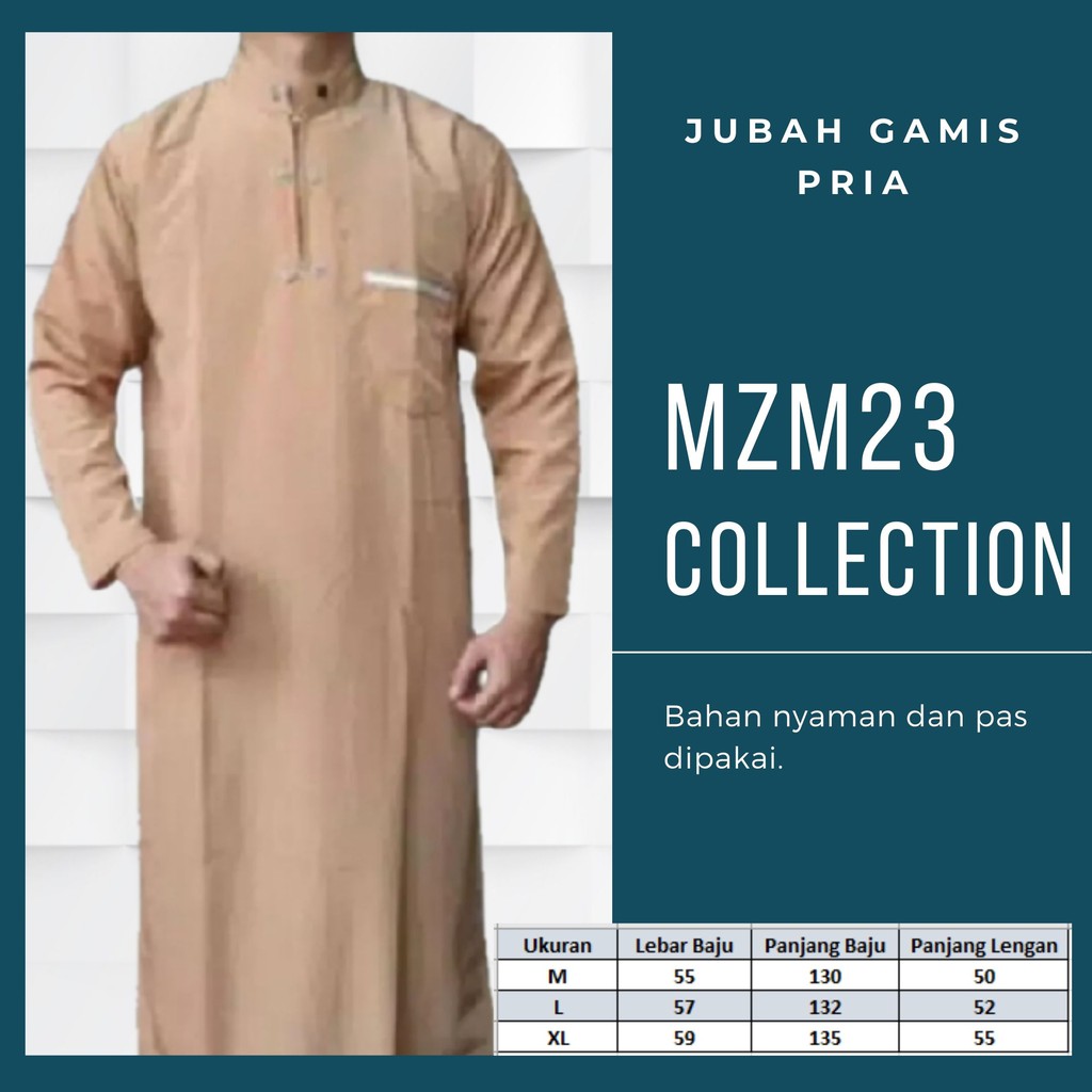 BANTING HARGA!!! Jubah Gamis Pria/Jubah Muslim Pria/Busana Muslim/Baju