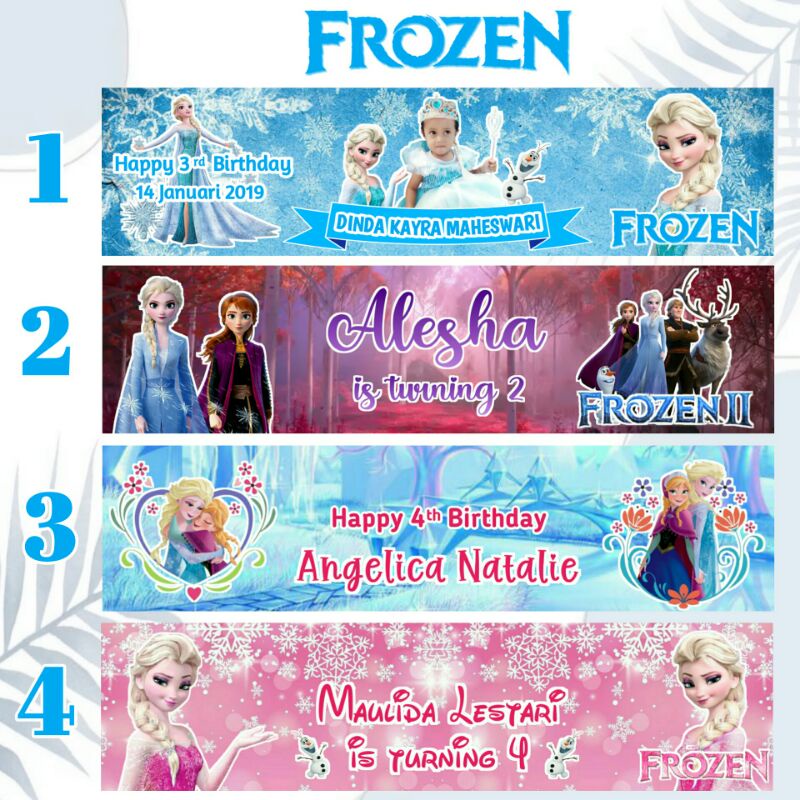 

Label snack FROZEN goodiebag ulang tahun Free Plastik