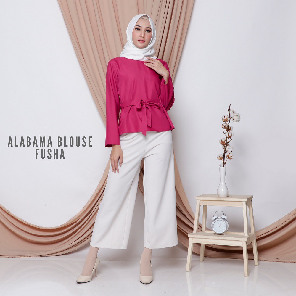 Alabama Blouse  Baju  Atasan Wanita  Muslim by FEMINE 