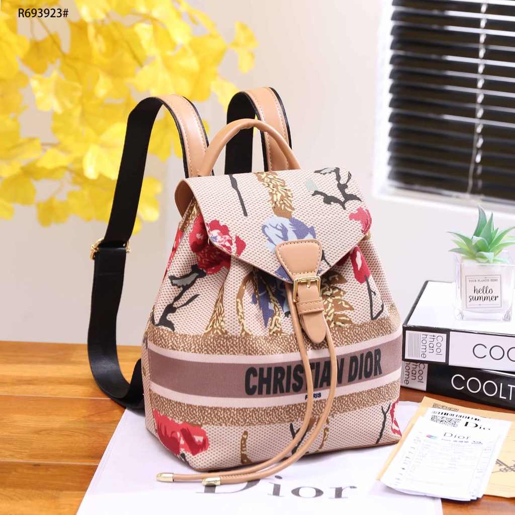 CD Bucket Backpack Multicolor Embroidery R693923