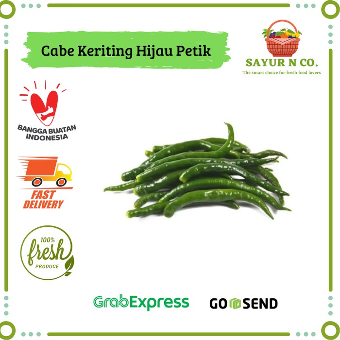 

Cabe Keriting Hijau Petik | Sayur N Co Bekasi