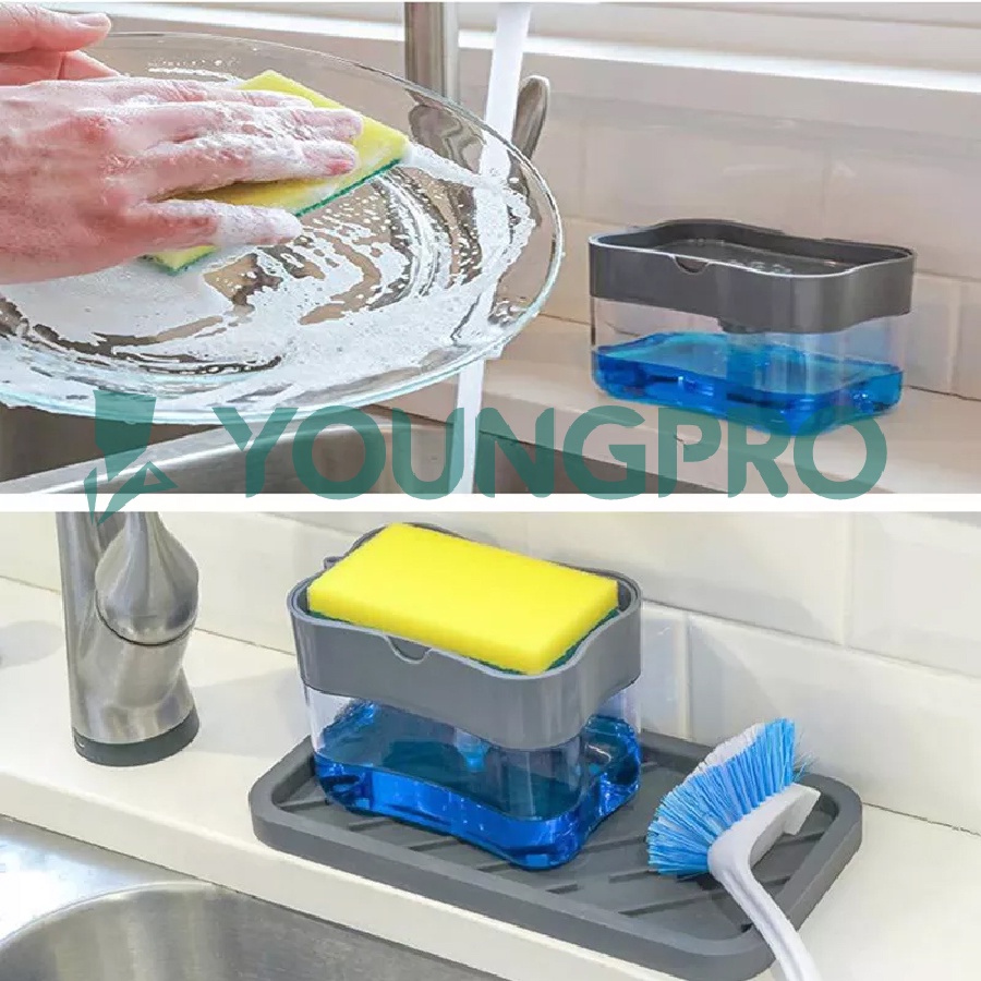 Dispenser sabun cuci piring busa Dispenser sabun Sponge