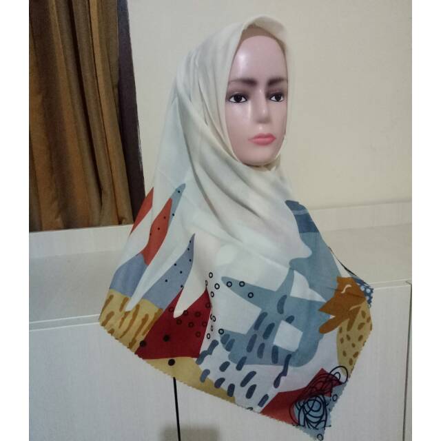 Hijab murah segi empat lacer cut -umama scraf lacer cut -hijab impor lacer cut
