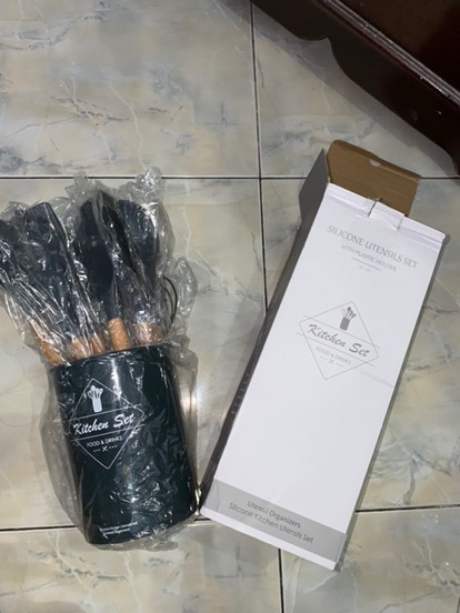 Silicone Spatula Utensil Kitchen Set Alat Masak Dapur Silikon